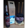 Purple Colonsay Square Hat - Knitting Kit