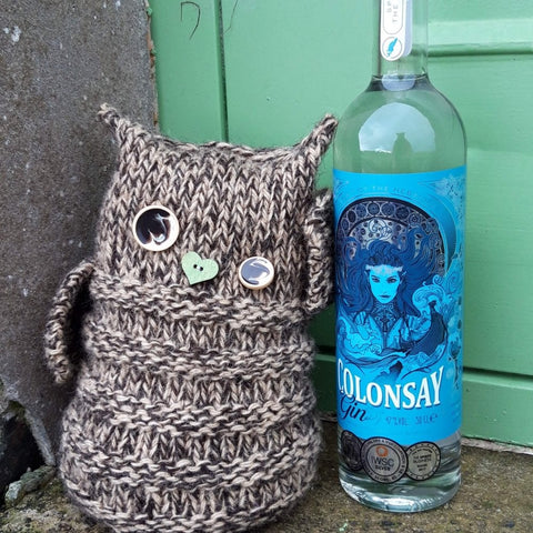 Tipsy Owl Door Stop - Knitting Kit